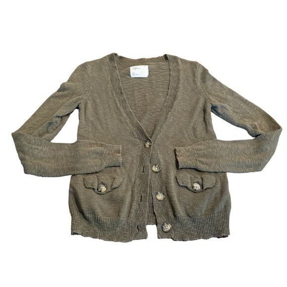 American Eagle Women’s Olive Green Cardigan Sweater Size Small - Picture 1 of 6